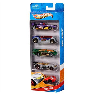 MATTEL - Hot Wheels - Confezione 5 Veicoli