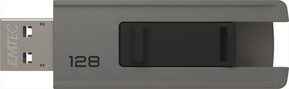 "EMTEC - SLIDE USB 3.0 128GB-GRIGIO/NERO"