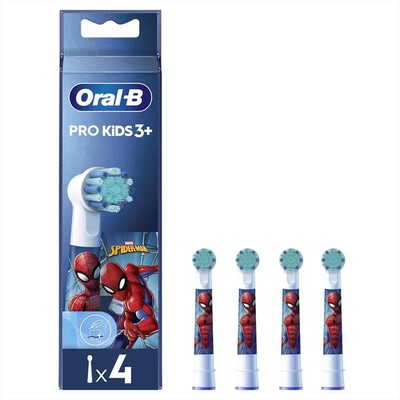 ORAL-B - Testine Ricambio PW REFILL EB10S SPIDERMAN 4CT 12P-BIANCO