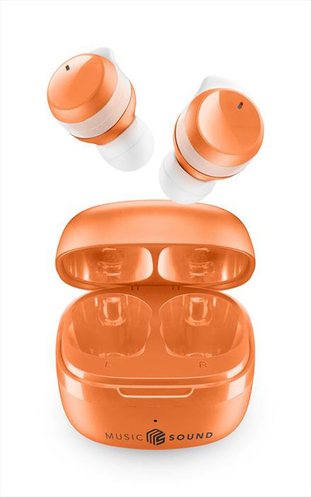 Immagine del prodotto CELLULARLINE - Auricolare bluetooth BTMSTWSFLOWO-Arancio