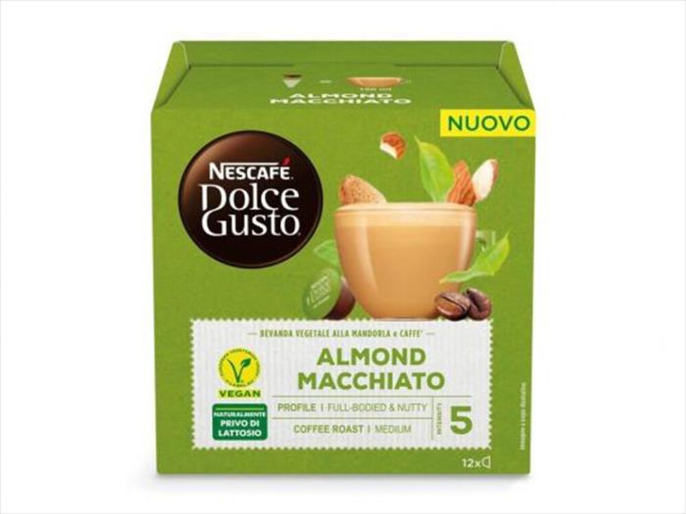 "NESCAFE' DOLCE GUSTO - Almond Macchiato 12 Caps-Verde"