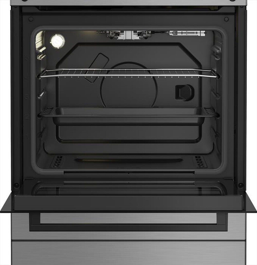 "BEKO - Cucina a gas FBG62010DX Classe A-Inox"