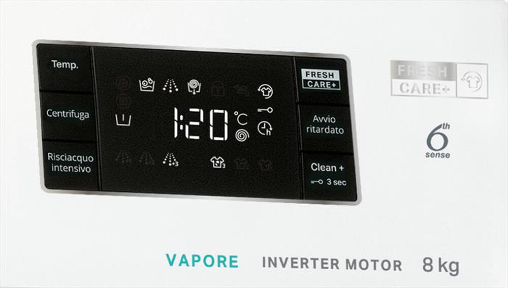 Immagine del prodotto WHIRLPOOL - Lavatrice FRESHCARE FFB 8258 SV IT 8 Kg Classe C-Bianco