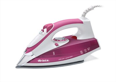 ARIETE - 6215 Steam Iron 2200W-Bianco/Fucsia