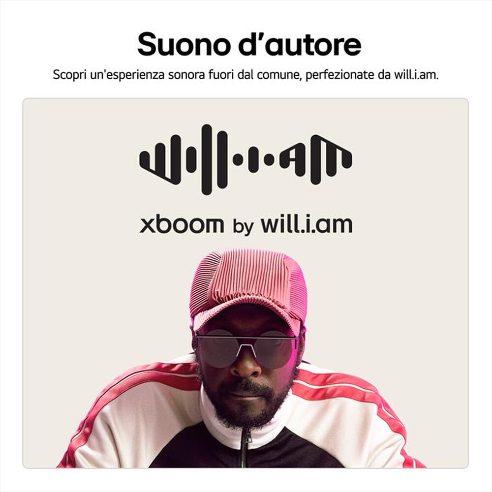 Immagine del prodotto LG - Party Speaker 120W XBOOM STAGE301 BY WILL.I.AM-Nero