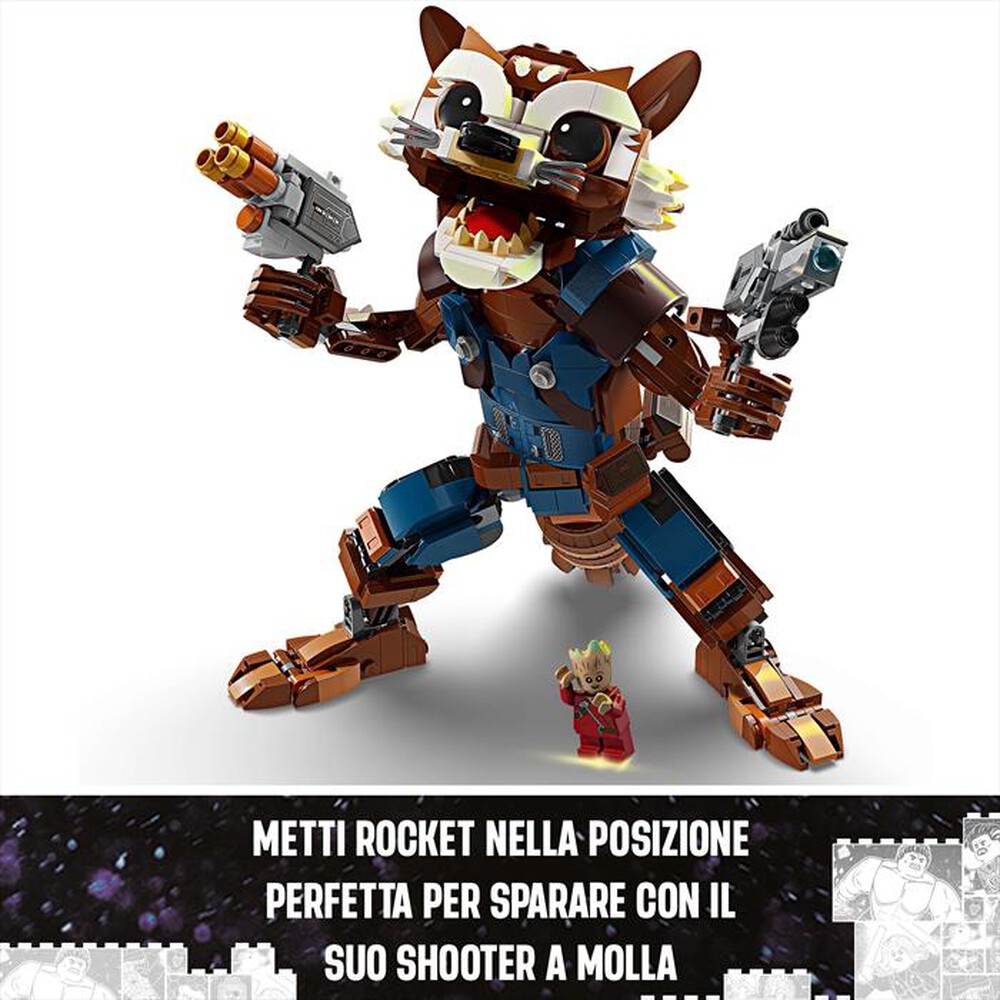 Immagine del prodotto LEGO - SUPER HEROES MARVEL Rocket e Baby Groot 76282