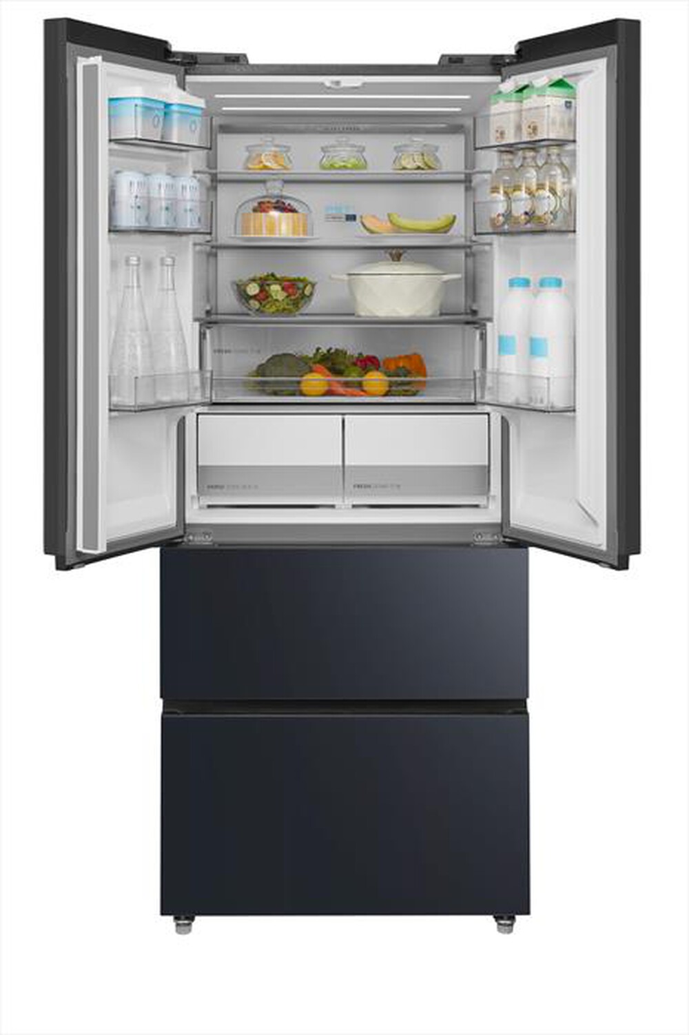 Immagine del prodotto MIDEA - Frigorifero 4 porte MDRF600BIE70 Classe E 435lt-Vetro, Grigio
