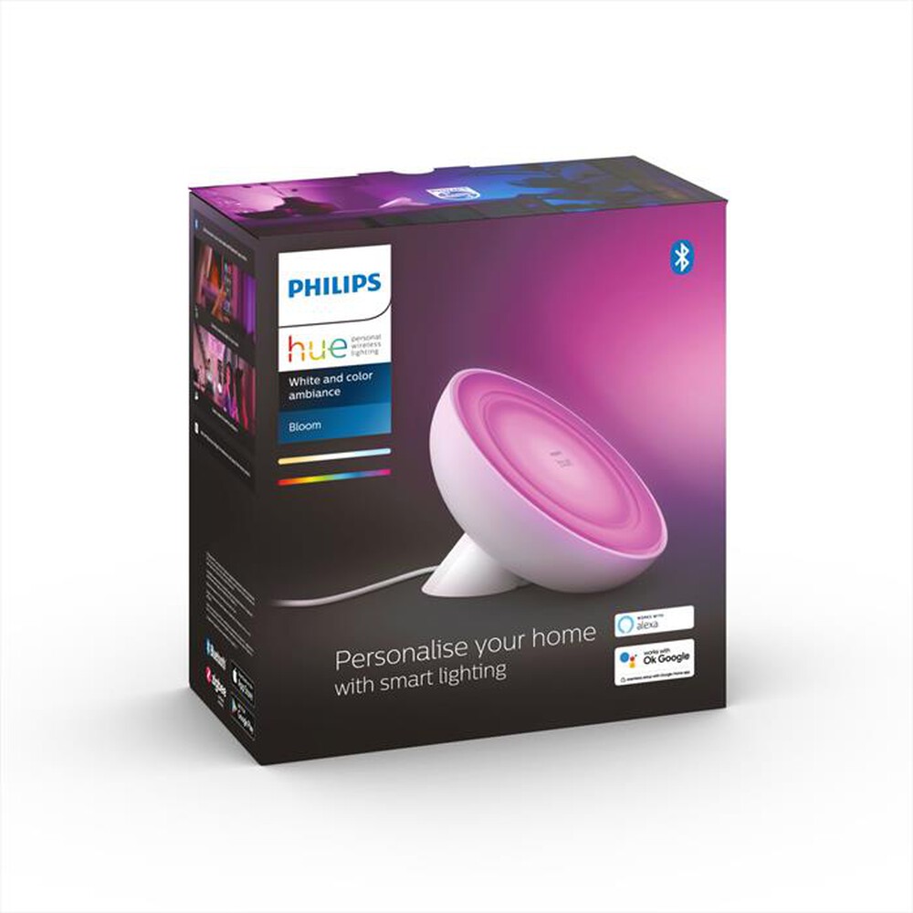 "PHILIPS - HUE BLOOM LAMPADA WIRELESS WHI-Bianco"