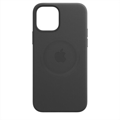 APPLE - iPhone 12 Pro Max Leather Case MagSafe-Nero