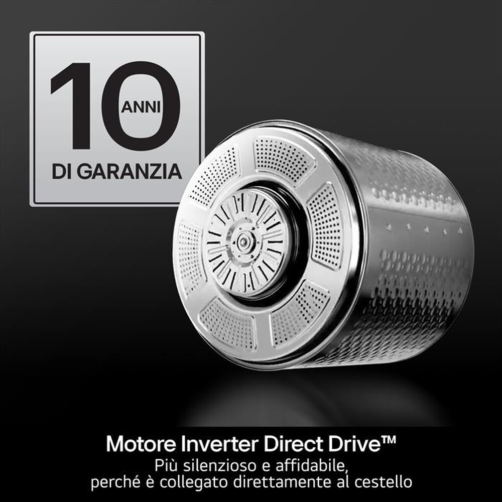 Immagine del prodotto LG - Asciugatrice AI RNX5009TKB 9Kg Classe B-Bianco, Nero