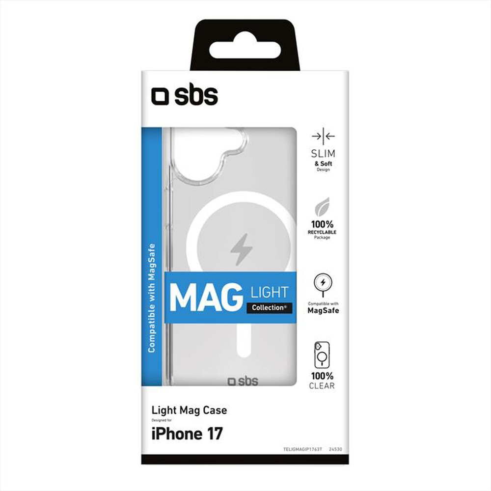 Immagine del prodotto SBS - Cover per iPhone 17 TELIGMAGIP1763T-Trasparente