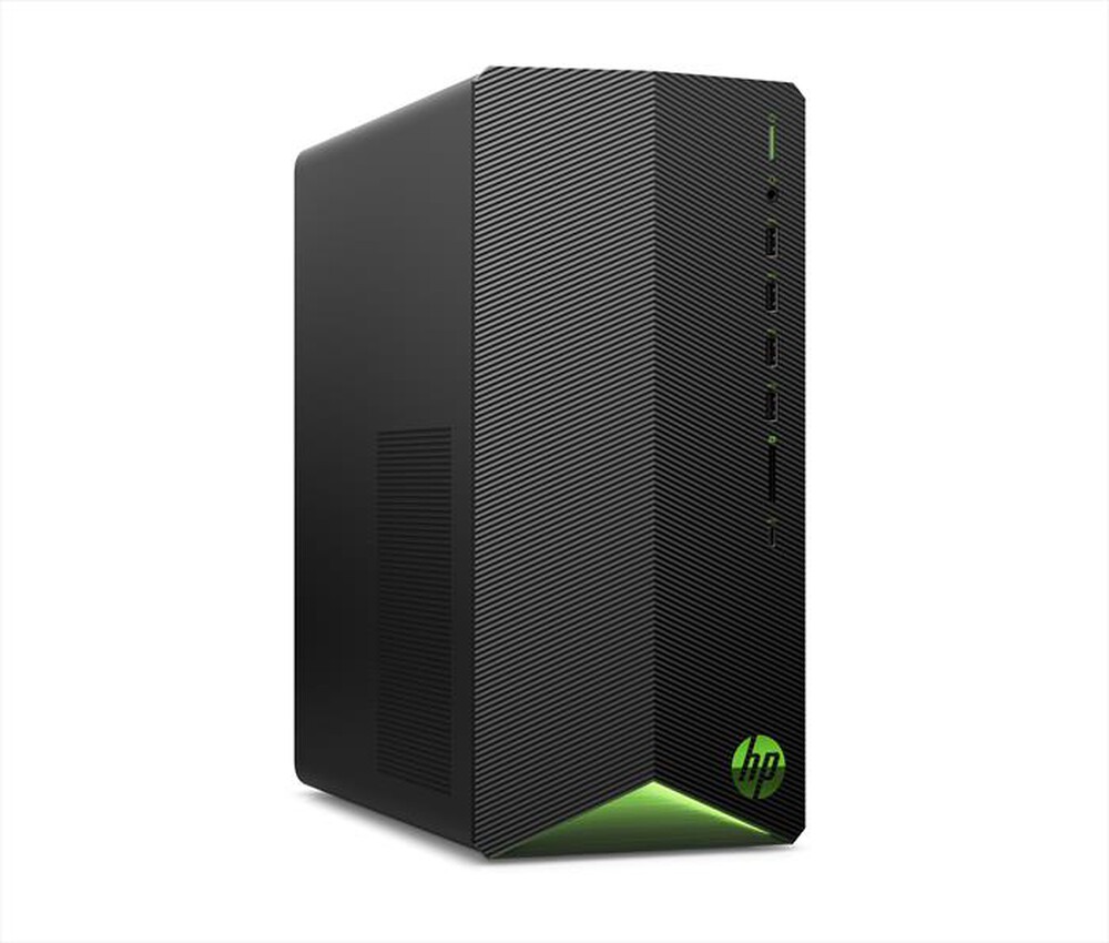 "HP - PAVILION TG01-2124NL-Shadow Black with Green LED"