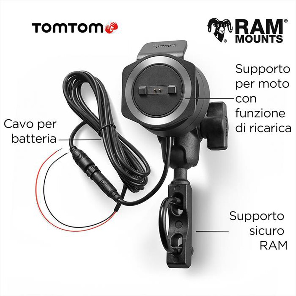 "TOM TOM - RIDER 500-Nero"
