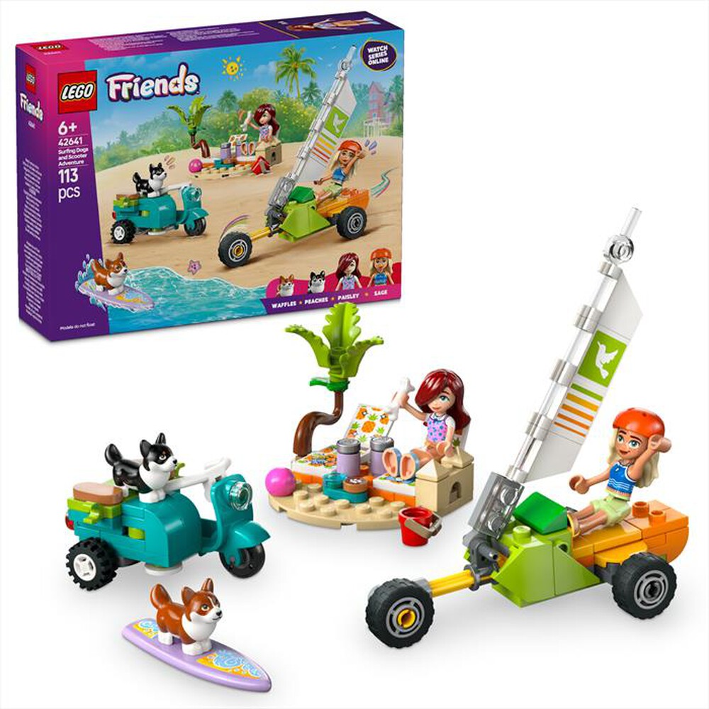 Immagine del prodotto LEGO - FRIENDS Avventure canine windskate e sidecar 42641