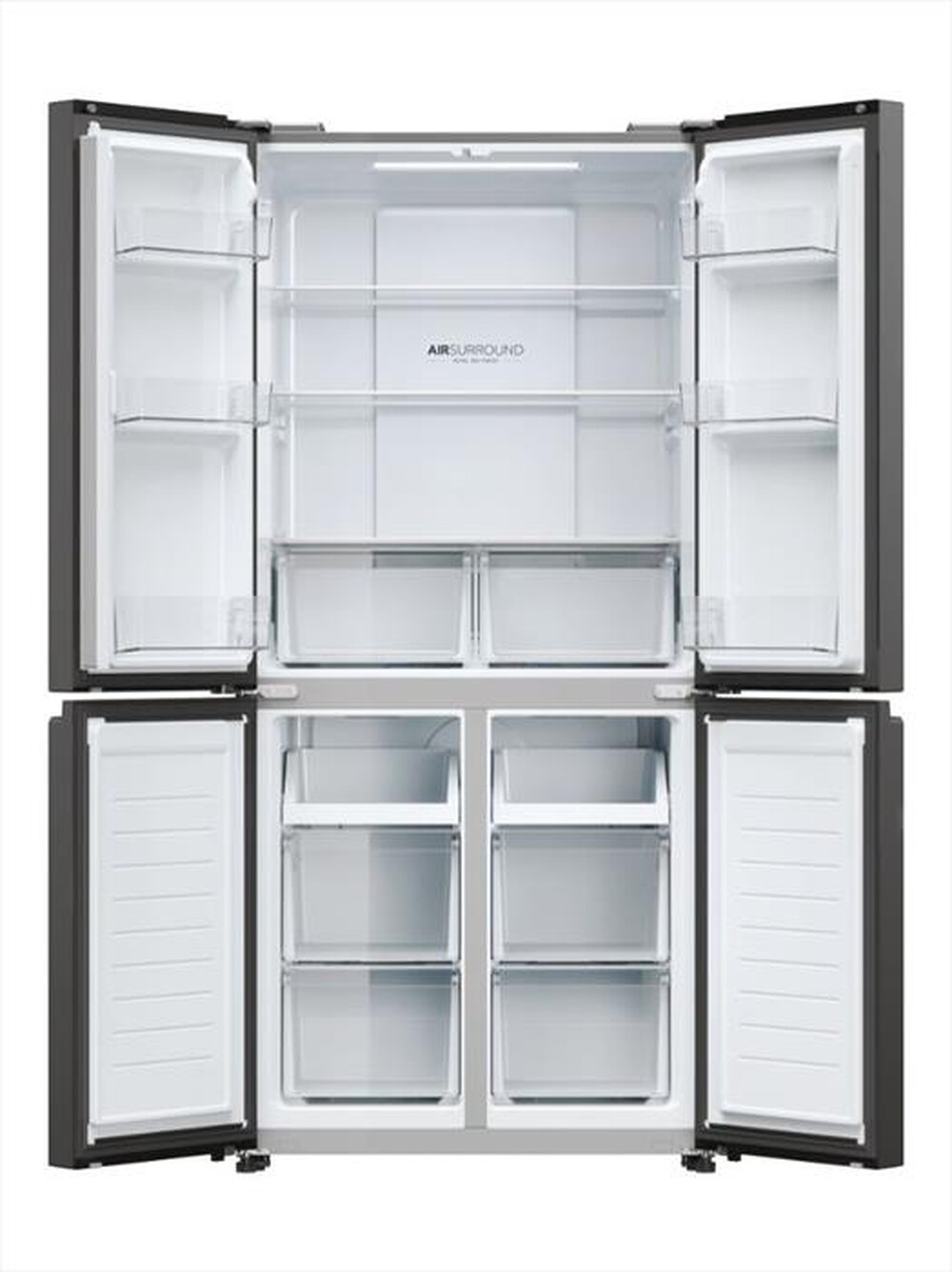 "HAIER - Frigorifero 4 porte HCR3818ENPT Classe E 467 lt-Antracite"