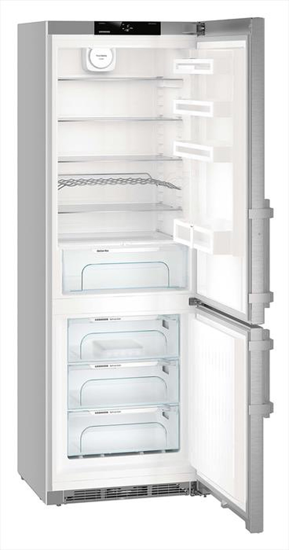 "LIEBHERR - Frigorifero combinato CNEF 5735-21 Classe D 437lt-Acciaio"