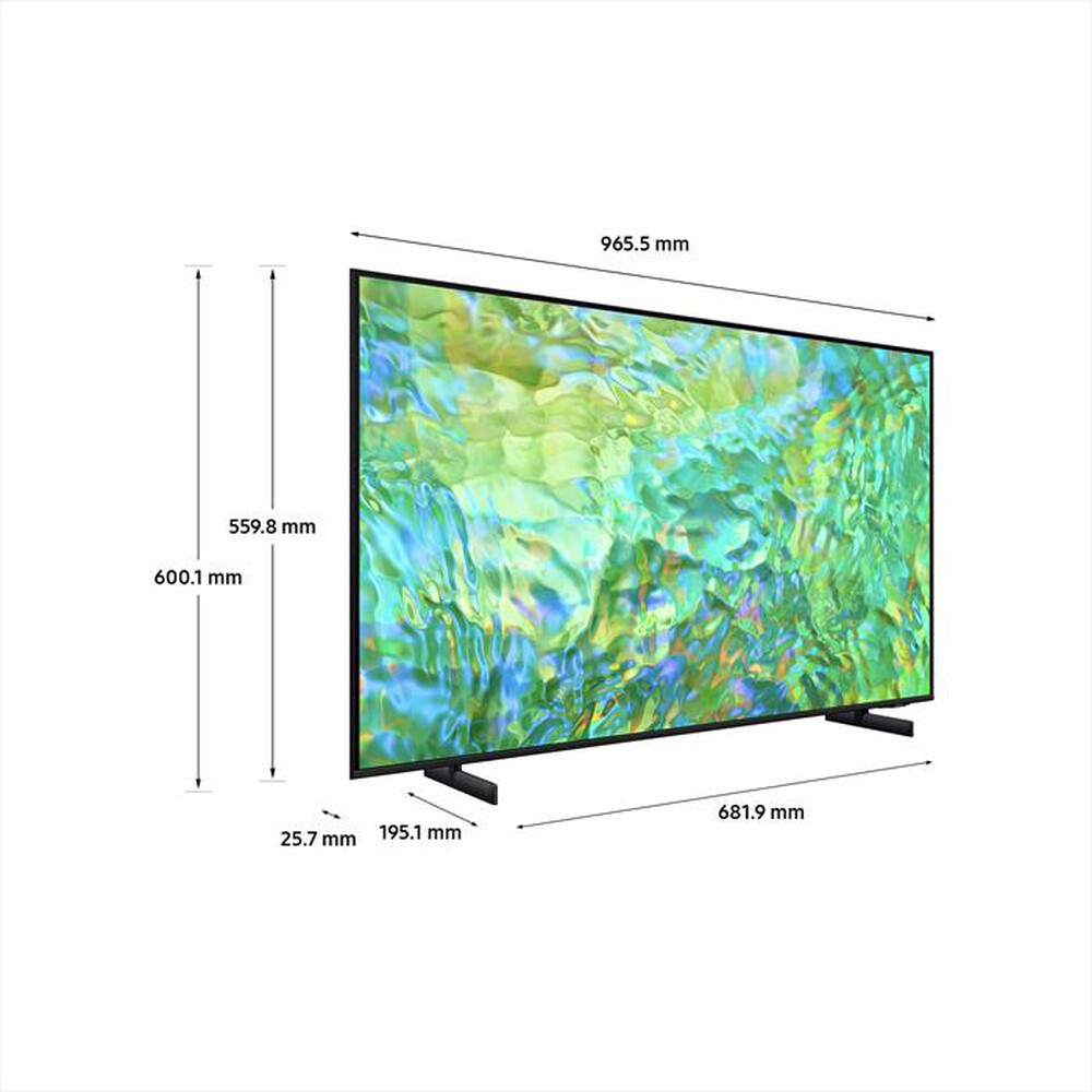 "SAMSUNG - Smart TV LED CRYSTAL UHD 4K 43\" UE43CU8070UXZT-BLACK"