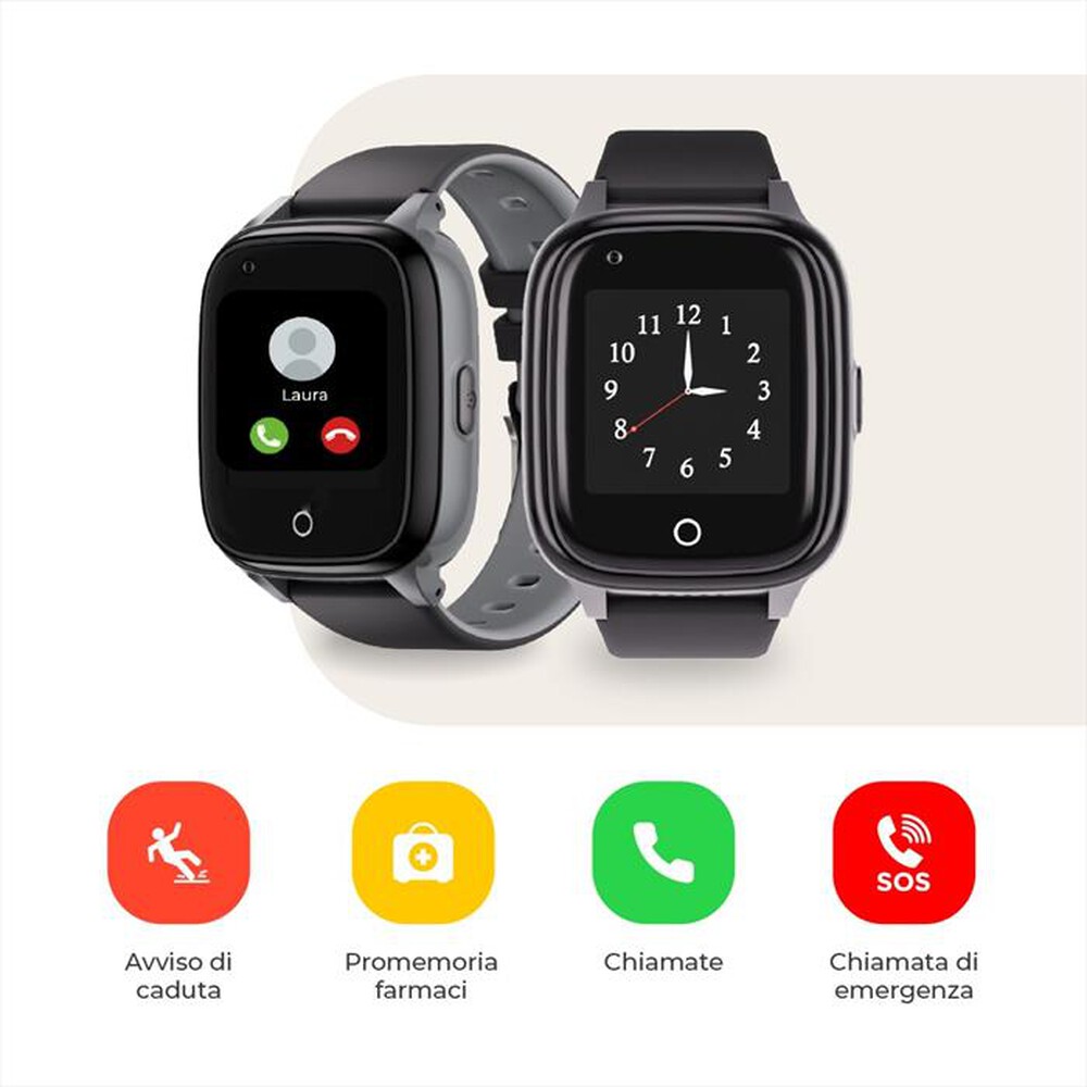 Immagine del prodotto SAVEFAMILY - Smartwatch SAVEWATCH SENIOR-Nero
