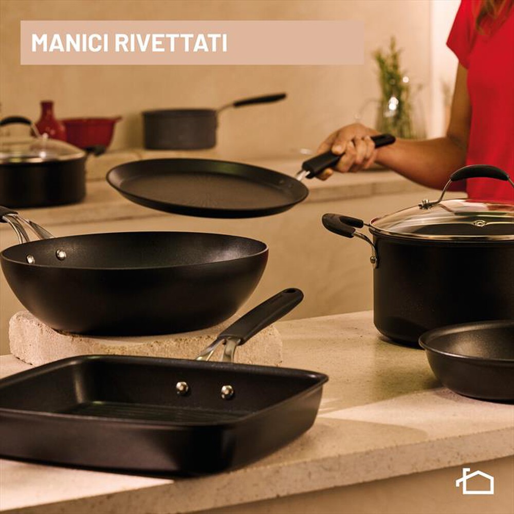 Immagine del prodotto LAGOSTINA - Bistecchiera Grill Tempra 23x27cm Alluminio-Nero