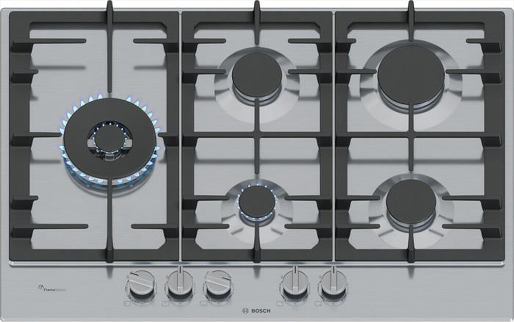 BOSCH - Piano cottura a gas PCS7A5I90 75 cm-Inox