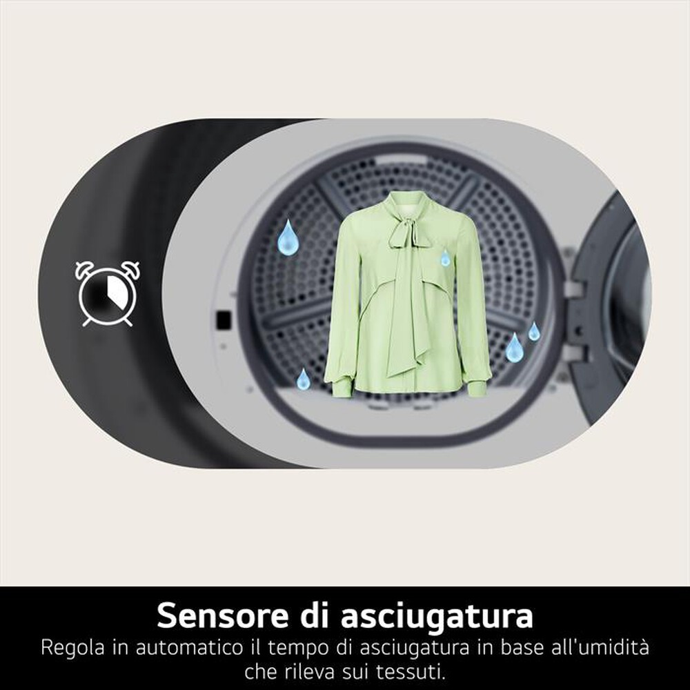 Immagine del prodotto LG - Asciugatrice 10KG RHX7010TLB AI Dry Classe C-Bianco
