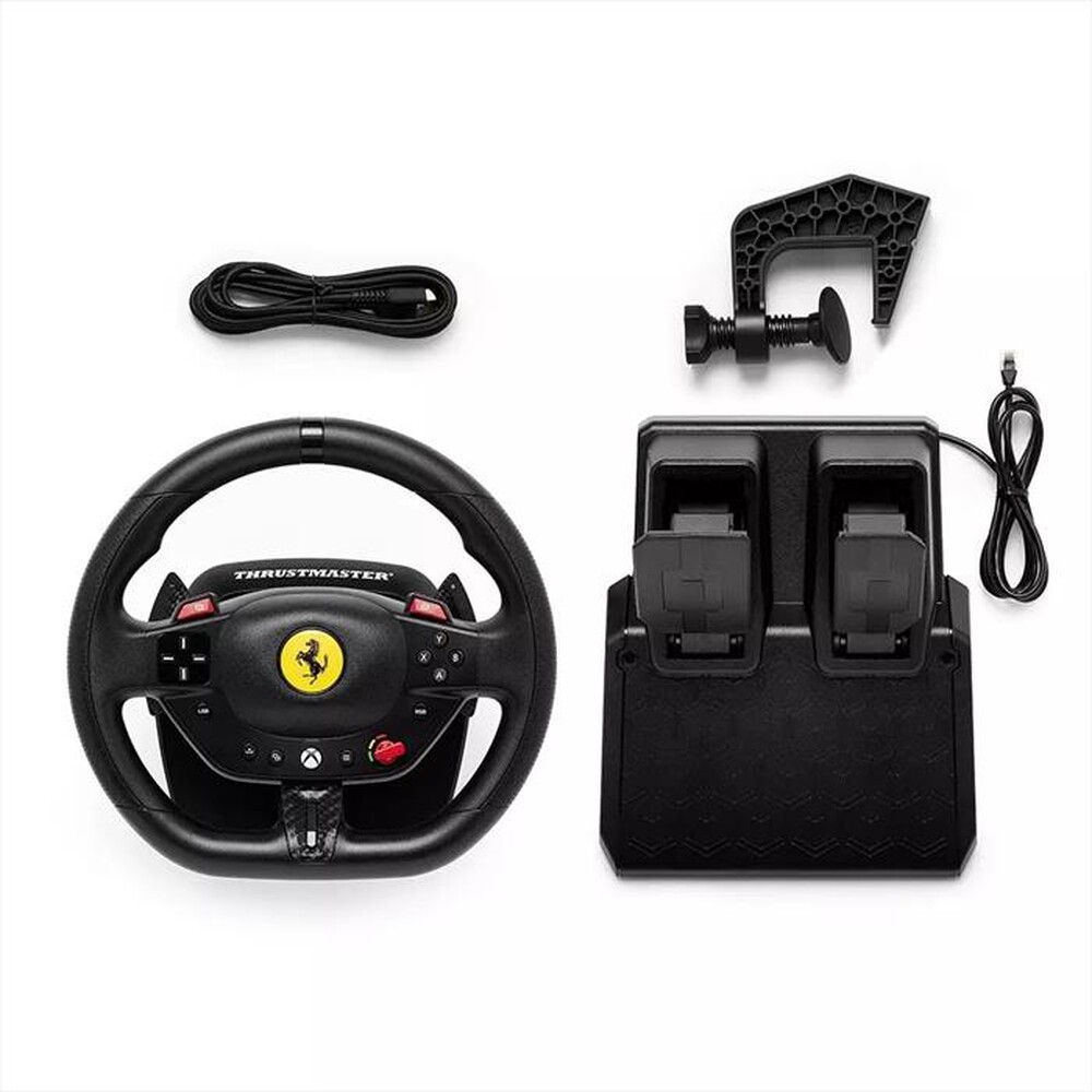 Immagine del prodotto THRUSTMASTER - Sterzo + Pedali T98-X FERRARI 296 GTS-Nero