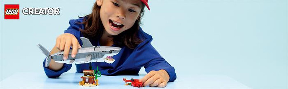 Immagine del prodotto LEGO - CREATOR 3IN1 Squalo con scrigno del tesoro - 31381