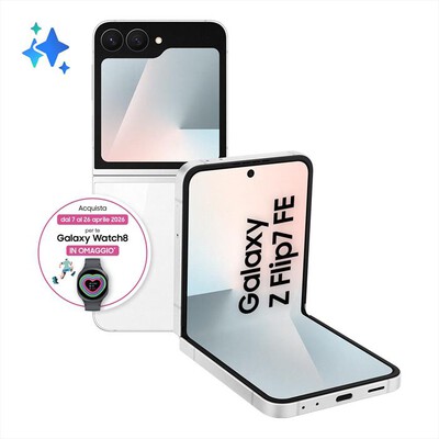 SAMSUNG - Galaxy Z Flip7 FE 8+256GB-White