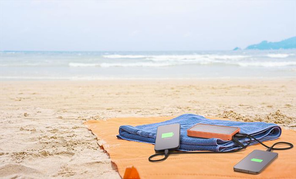"CELLULARLINE - POWER BANK SOLAR-Bianco"