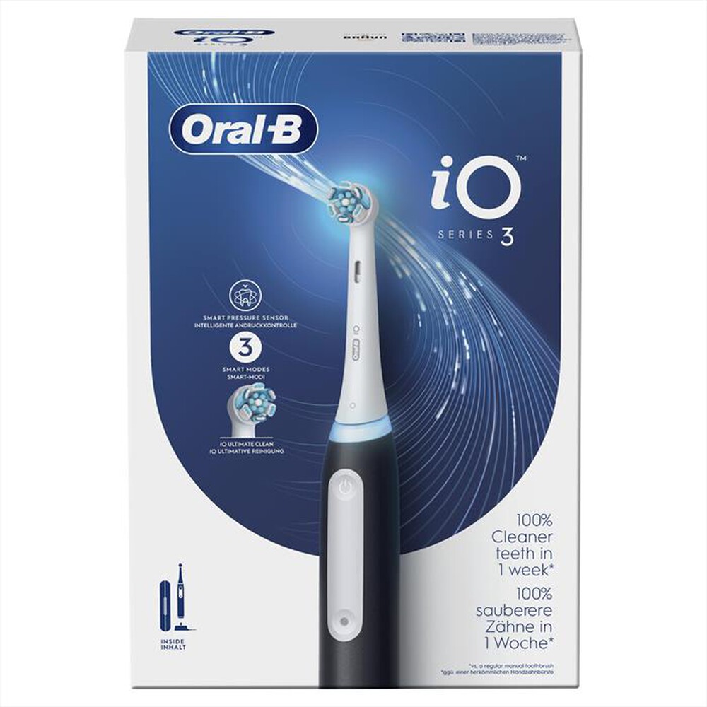 "ORAL-B - Spazzolino elettrico IO 3-Nero"
