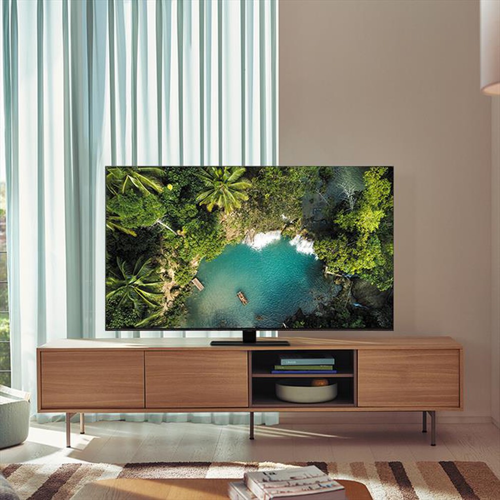 "SAMSUNG - Smart TV QLED 4K 55” QE55Q80B-Carbon Silver"