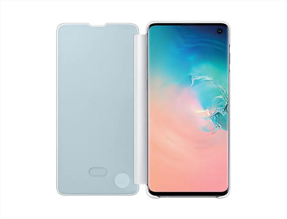"SAMSUNG - CLEAR VIEW COVER GALAXY S10-BIANCO"