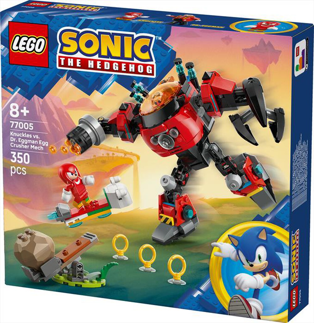 Immagine del prodotto LEGO - SONIC Knuckles Mech Egg Crusher Dr. Eggman 77005