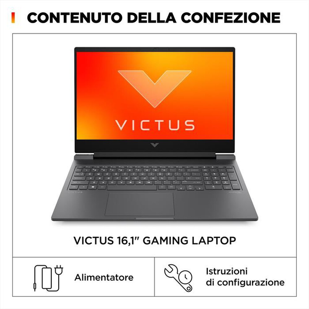Immagine del prodotto HP - Notebook Gaming VICTUS 16-R0017NL-Mica Silver
