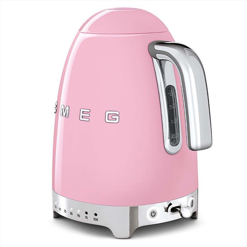 "SMEG - Bollitore a più Temperature 50's Style – KLF04PKEU-ROSA"