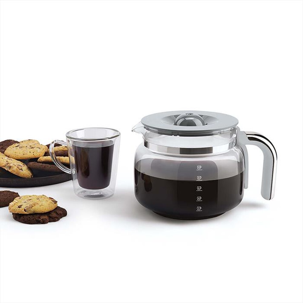 "SMEG - Macchina da Caffè Filtro 50's Style – DCF02WHEU-bianco"