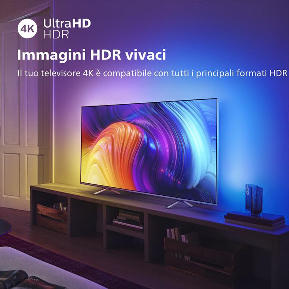 "PHILIPS - Ambilight Smart TV LED UHD 4K 86\" 86PUS8807/12-Silver"
