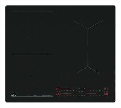 AEG - Piano cottura elettrico TI64IB30IZ 58 cm-Nero