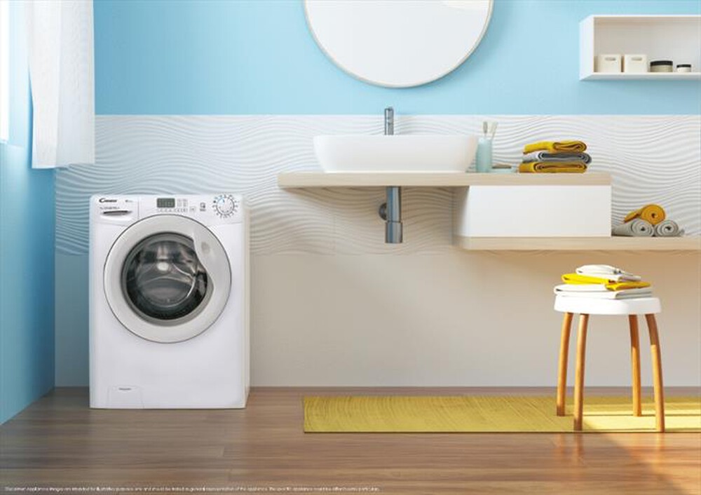 "CANDY - Lavatrice EY284DWM5/1-S 8 Kg Classe A-White"