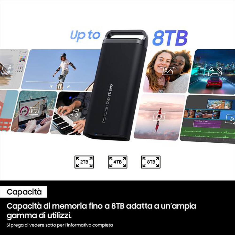 "SAMSUNG - Hard disk esterno BMPSSDPS5E-Nero"