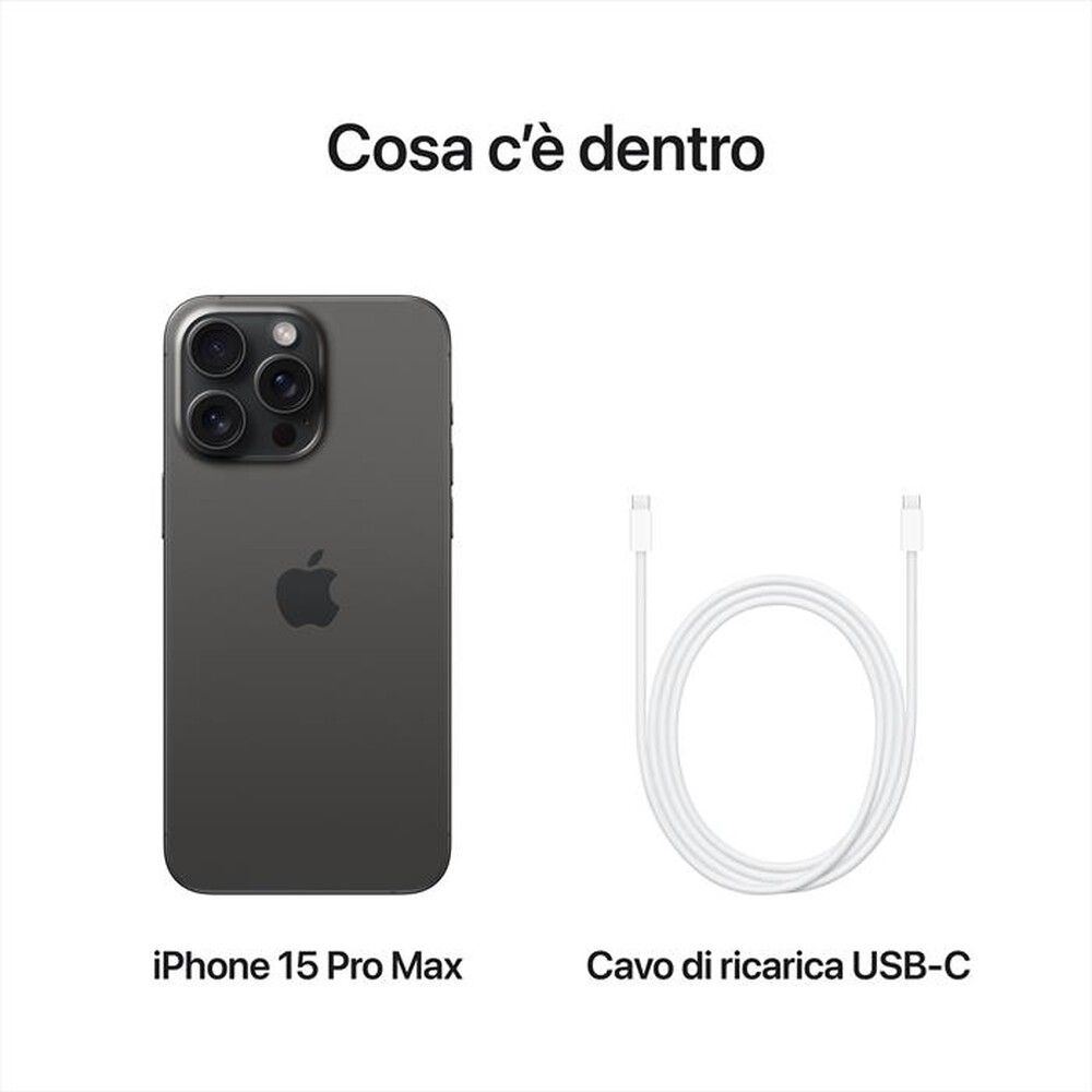 "APPLE - iPhone 15 Pro Max 512GB-Titanio Nero"
