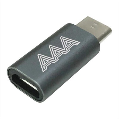 AAAMAZE - ADATTATORE MICRO USB TYPE C-Nero