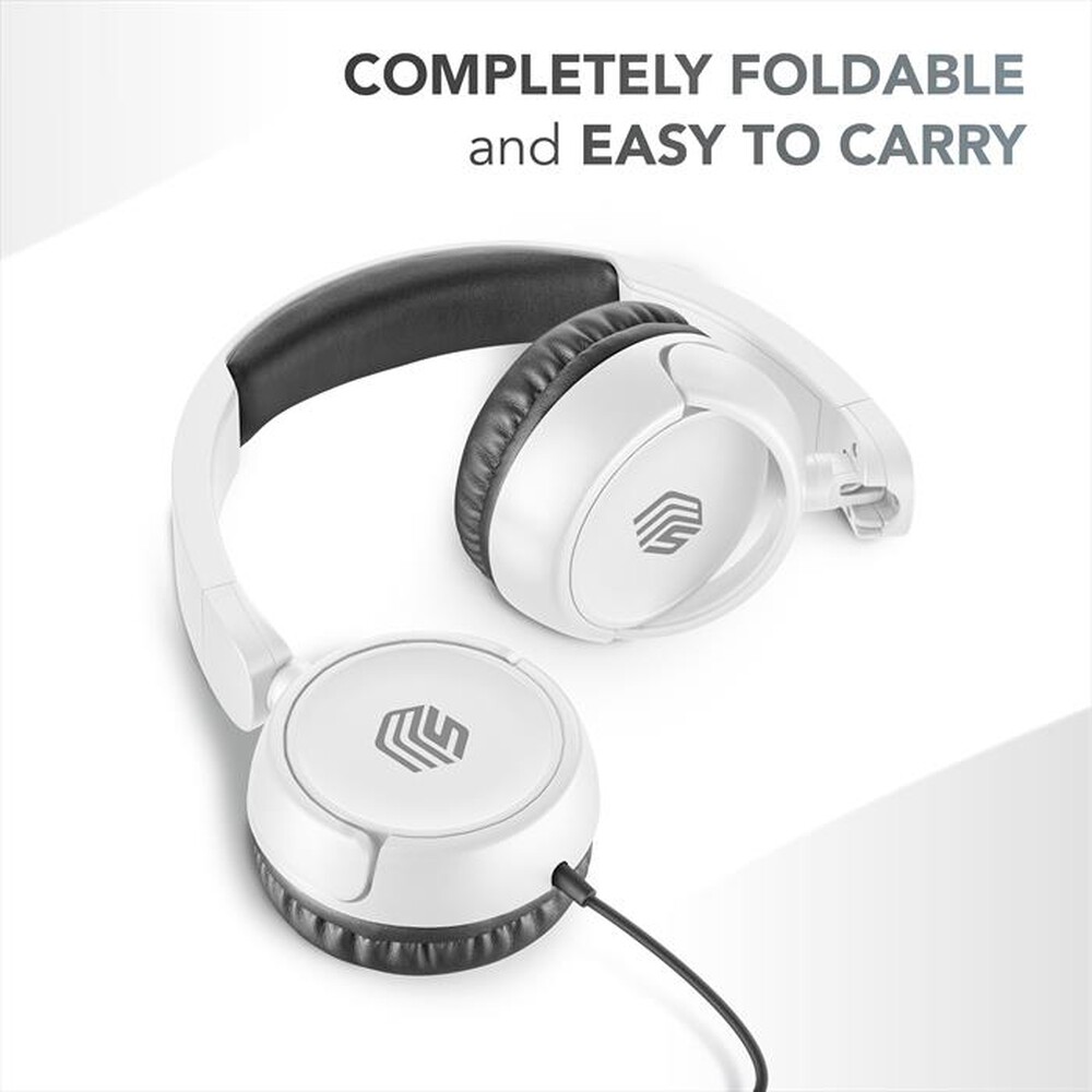 Immagine del prodotto CELLULARLINE - Cuffie a padiglione chiuso MUSICSOUNDFULLCW-Bianco