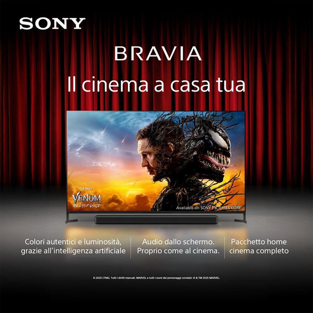 Immagine del prodotto SONY - Smart TV MINI LED FHD 85" K85XR55BP.CEI-Nero