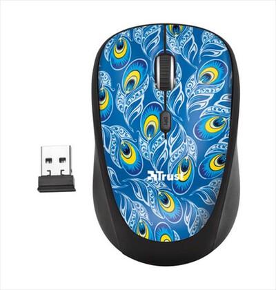 TRUST - YVI WIRELESS MOUSE-Peacock