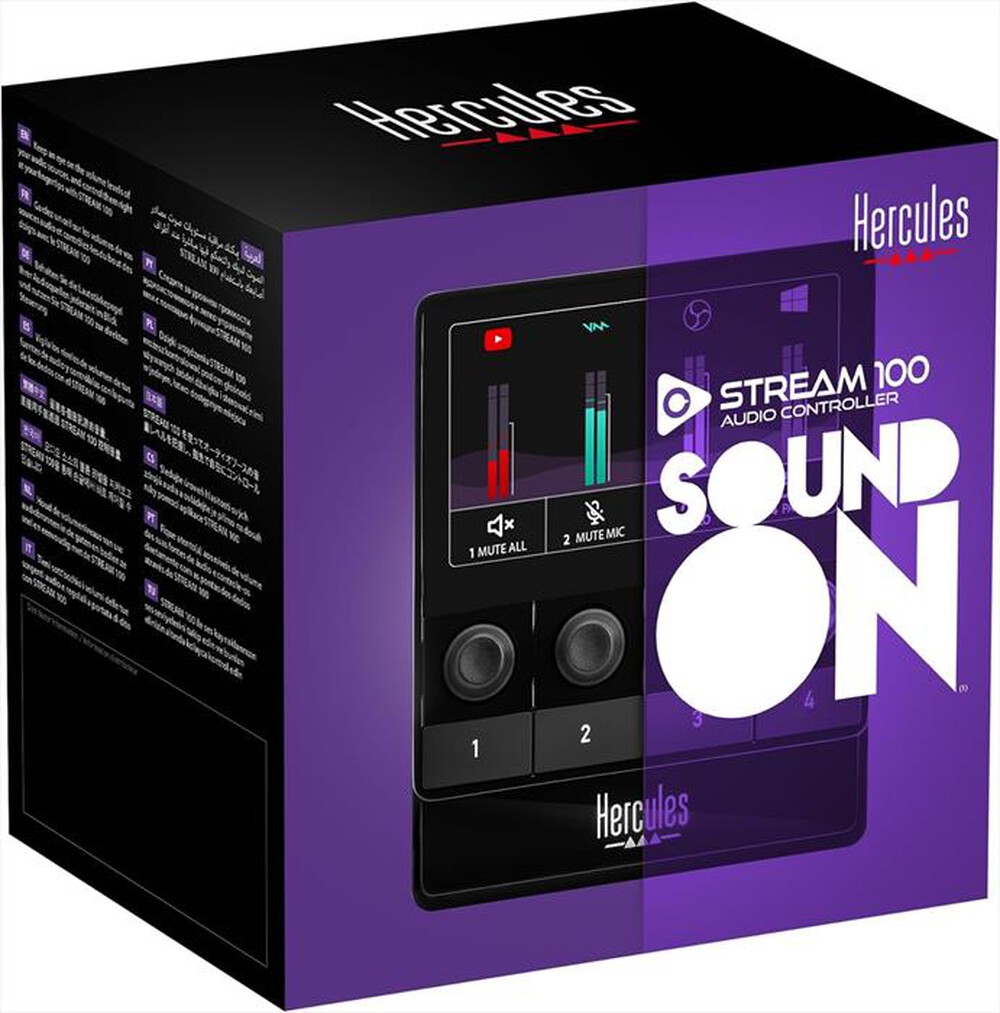 Immagine del prodotto HERCULES - Controller Audio STREAM 100-NERO