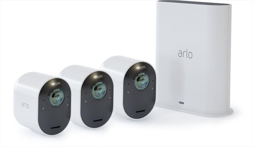 "ARLO - ULTRA V2 3 CAM 4K + HUB-White"