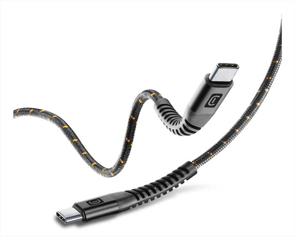 Immagine del prodotto CELLULARLINE - STRONG CABLE USB-C TO USB-C 100W ULTRARESISTENTE-Nero