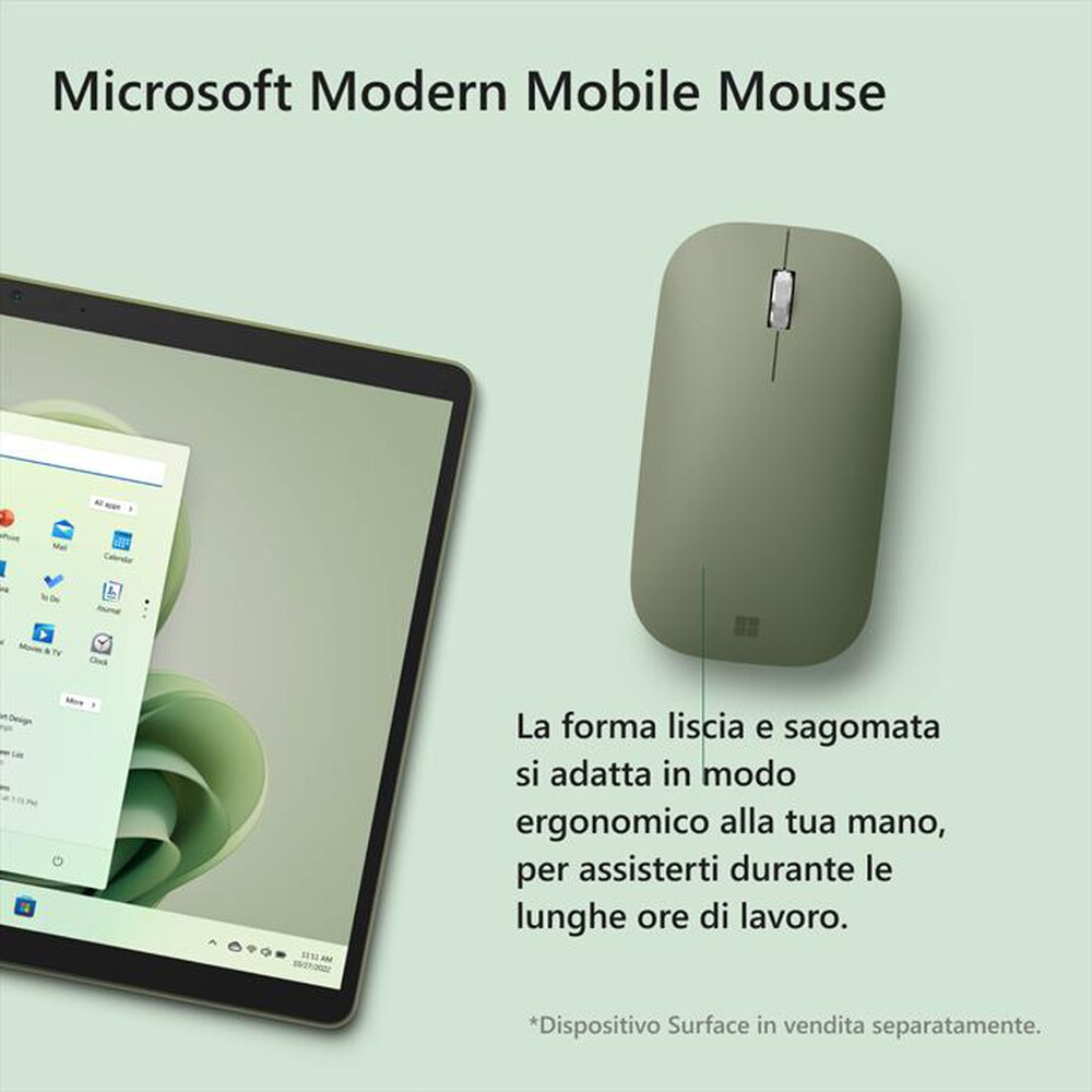 "MICROSOFT - Mouse MODERN MOBILE-Foresta"
