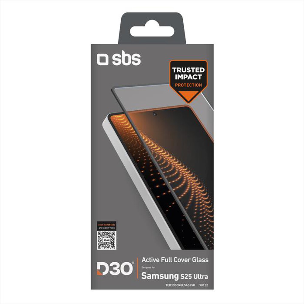 Immagine del prodotto SBS - D3O screenglass Samsung S25 Ultra-Trasparente